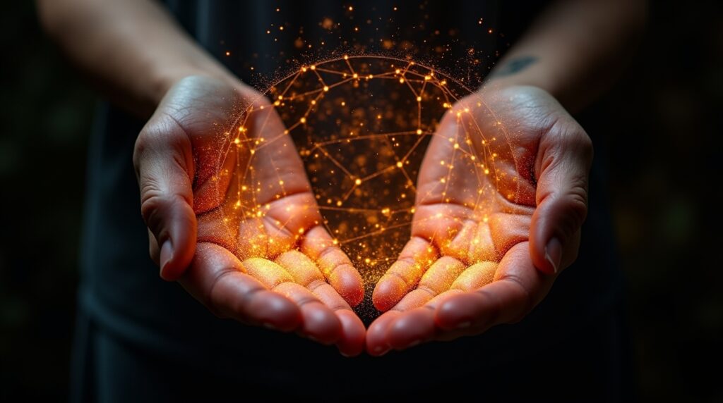 Palming energetico Materia e Energie Sottili